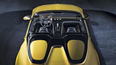 No room for more than two people and a small dog in there.