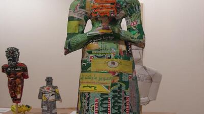 Bearded Male Statue by Michael Rakowitz. Courtesy Michael Rakowitz.