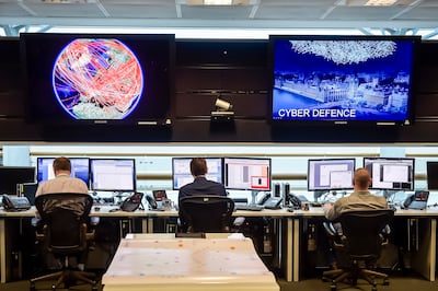 The 24-hour operations room at GCHQ. WPA / Getty Images