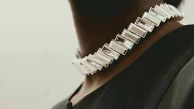 Crystal necklace, Dh289, H&M. Photo: H&M