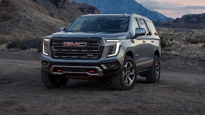 Discounts of up to Dh33,000 are available on the GMC Yukon, pictured, as well as the Acadia, Terrain and Sierra this Ramadan. Photo: GMC