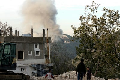 Israel has spent the past year regularly bombing the south of Lebanon despite an agreed ceasefire. AFP