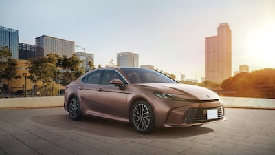 The new Camry has had a series of upgrades, not least in a restyling of its signature hammerhead front facia
