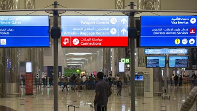 Dnata expects about 14.9 million passengers at Dubai International, above, and Al Maktoum International between June 18 and August 15. Robert Nickelsberg / Getty Images