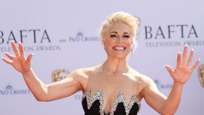 British actor Hannah Waddingham hosted the Bafta Television Awards. EPA