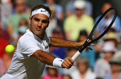 Roger Federer begins his bid for a sixth US Open title against American Frances Tiafoe. Gareth Fuller / Pool Photo