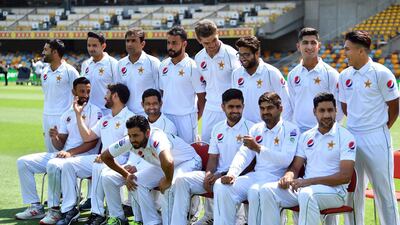 The Pakistan squad. AFP