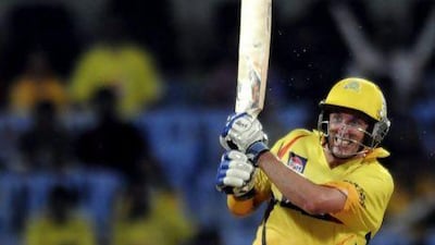 David Hussey, playing for Chennai Super Kings last year, Hit the winning runs for Kings XI Punjab.