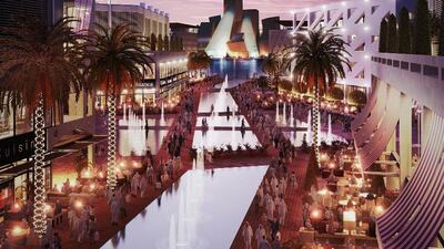 The District mall on Saadiyat Island will link flagship museum projects such as the Guggenheim. Photo courtesy of TDIC.