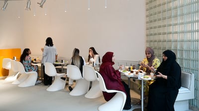 The restaurant is at bright, airy and minimalist