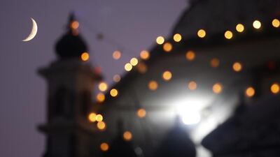 Ramadan is celebrated for a lunar month, with fasting from sunrise to sunset. Channi Anand / AP