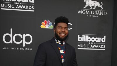 Khalid arrives at the 2019 Billboard Music Awards. EPA