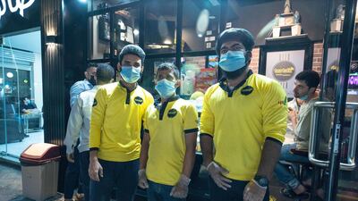 The new kids on the block: recently hired employees at Tea Talk Sessions cafeteria.