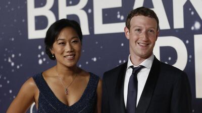Mark Zuckerberg and wife Priscilla Chan have pledged to give to charity the vast majority of their Facebook shares. Stephen Lam / Reuters