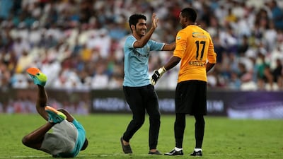 The festive mood continued during half time with the home team taking a well deserved 0-0 tie into the break. Christopher Pike / The National