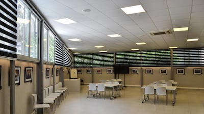 The renovated space also includes an area for workshops and meetings. India Stoughton