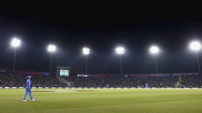 Virat Kohli of India looks on from the field during the ICC WT20 India Group 2 match between India and Australia at IS Bindra Stadium on March 27, 2016 in Mohali, India. (Photo by Ryan Pierse/Getty Images)