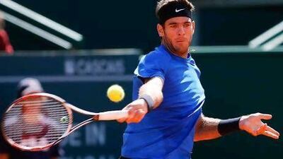 Juan Martin Del Potro is the most likely prospect to break the domination of the top four in men's tennis.