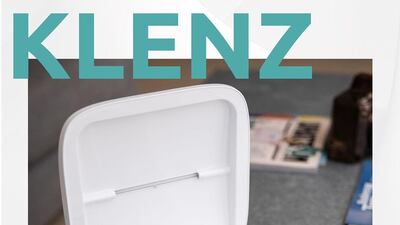 The Klenz box, launched by Dubai entrepreneurs, sanitises mobile devices safely. Klenz / Instagram