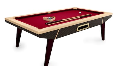 Louis Vuitton's new billiards table. Courtesy Louis Vuitton