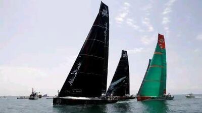 Abu Dhabi's Azzam had equipment breakage and forced retirement in two legs.