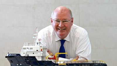 Stephen Thomas, the chief executive of Topaz Energy and Marine, remains optimistic of a public offering for the company. Jeff Topping / The National