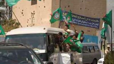 Supporters of the Amal movement protest against the disappearance of Mousa Sadr 30 years ago.