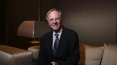 John Sculley is a former chief executive of Apple. He was recently in Dubai for the launch of Obi Mobiles. Sarah Dea / The National