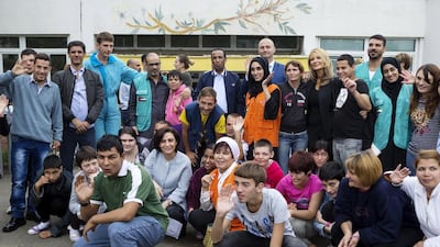Located in Sremica, a suburb south of Belgrade, the home, which is almost 50 years old, now houses more than 300 mentally handicapped children and adults.