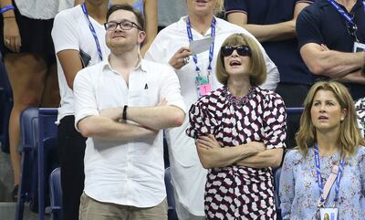 'Vogue' editor, Anna Wintour and her doctor son Charles Shaffer. Jean Catuffe/GC Images