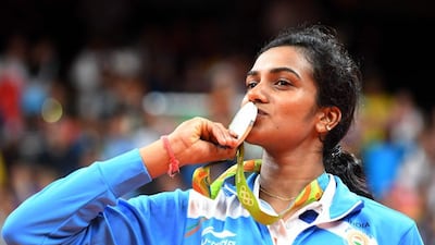Pusarla Venkata Sindhu's silver medal at the Rio 2016 Olympic Games has provided India with a new sports hero. Goh Chai Hin / AFP