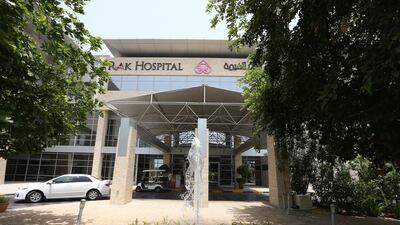 RAK Hospital, which has a hair salon and spa, started treating patients from abroad for a range of complex issues, from neurosurgery to cancer and cardiac surgeries, five years ago. Pawan Singh / The National