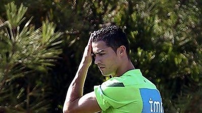 Ronaldo is with the Portugal national team this week, ahead of their World Cup qualifier against Luxemburg on Friday. Paulo Cunha / EPA