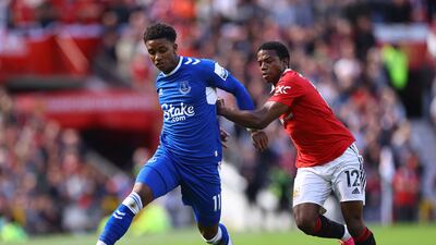 Tyrell Malacia - 7. Yet to score for United but had a go from distance after 14. Didn’t track Simms who was allowed clear through on goal after 18. Intercepted the ball to stop an Everton attack on 57. Reuters