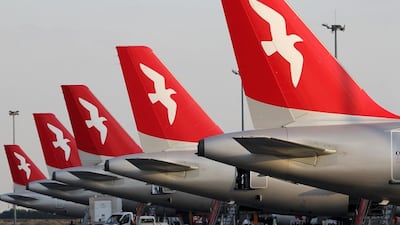 Air Arabia jets featuring the airline's previous branding. Photo: Flickr