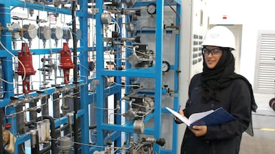 Process engineer for Takreer Research Centre, Amna Al Maqtari. Courtesy Takreer Research Centre