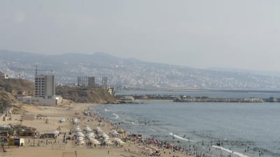 ‘About A War’ stills show Ramlet al-Baida public beach. Courtesy of Daniele Rugo & Abi Weaver