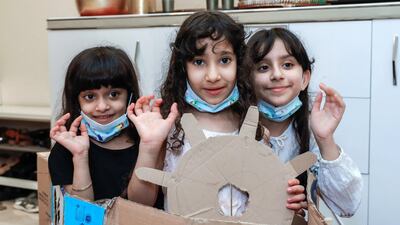 It does this through a series of science-based challenges. Each challenge comes with a PDF guide that gives detailed instructions on how to complete it. Photos and videos of the challenges are then uploaded online. Victor Besa /The National