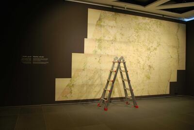 A series of two- and three dimensional maps of historical Palestine. Courtesy Visualising Palestine