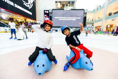 Children can stay cool at the Dubai Ice Rink and check out other attractions at The Dubai Mall with the summer package.