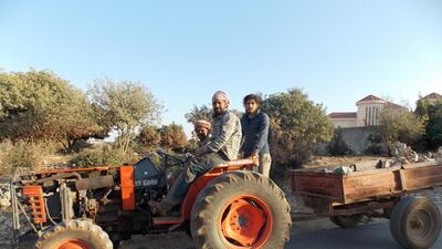 Farmers in the Ajloun highlands. Photo: Nico Dingemans