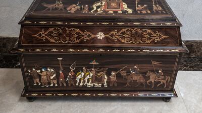Two other chests are estimated to date back to the era of the Mughal Empire.