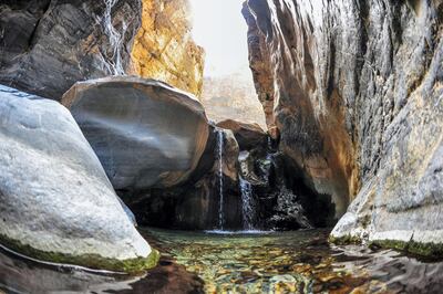 North of Nizwa, Snake Canyon Snake Gorge Canyon (Wadi Bani Awf) is one of the best places for outdoor adventurers in Oman.