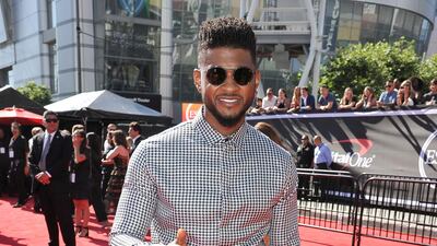 Usher arrives at the Espy Awards on Wednesday, July 10, 2019, at the Microsoft Theatre in Los Angeles. AP