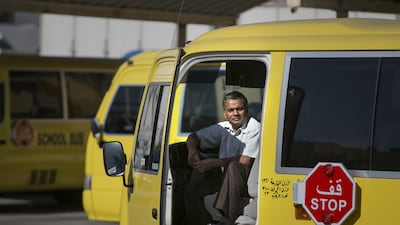 Mohammed Hassan has worked as a school bus driver for more than 13 years and his experience has made him a loud advocate of seat belts for his young passengers. Silvia Razgova / The National