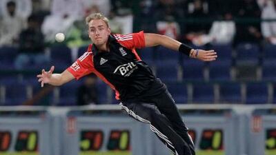 Stuart Broad captained England in the Twenty20 matches against Pakistan in the UAE.