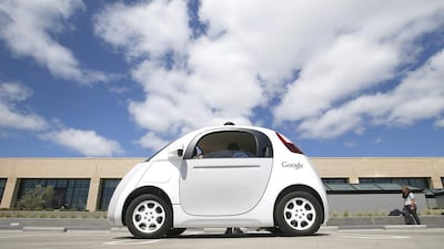 Google’s self-driving prototype, ‘the Koala'. Tony Avelar / AP Photo.