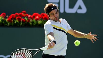 Roger Federer had to return another day to beat Federico Delbonis. Jayne Kamin-Oncea / Reuters