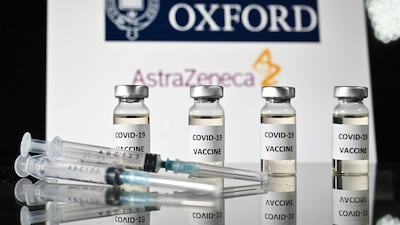 Vials of AstraZeneca's Covid-19 vaccine. AFP