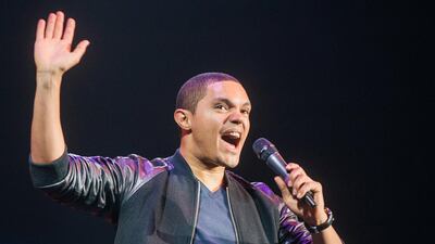 South African comedian Trevor Noah was spreading laughter in Dubai recently. (Alex Atack / The National)